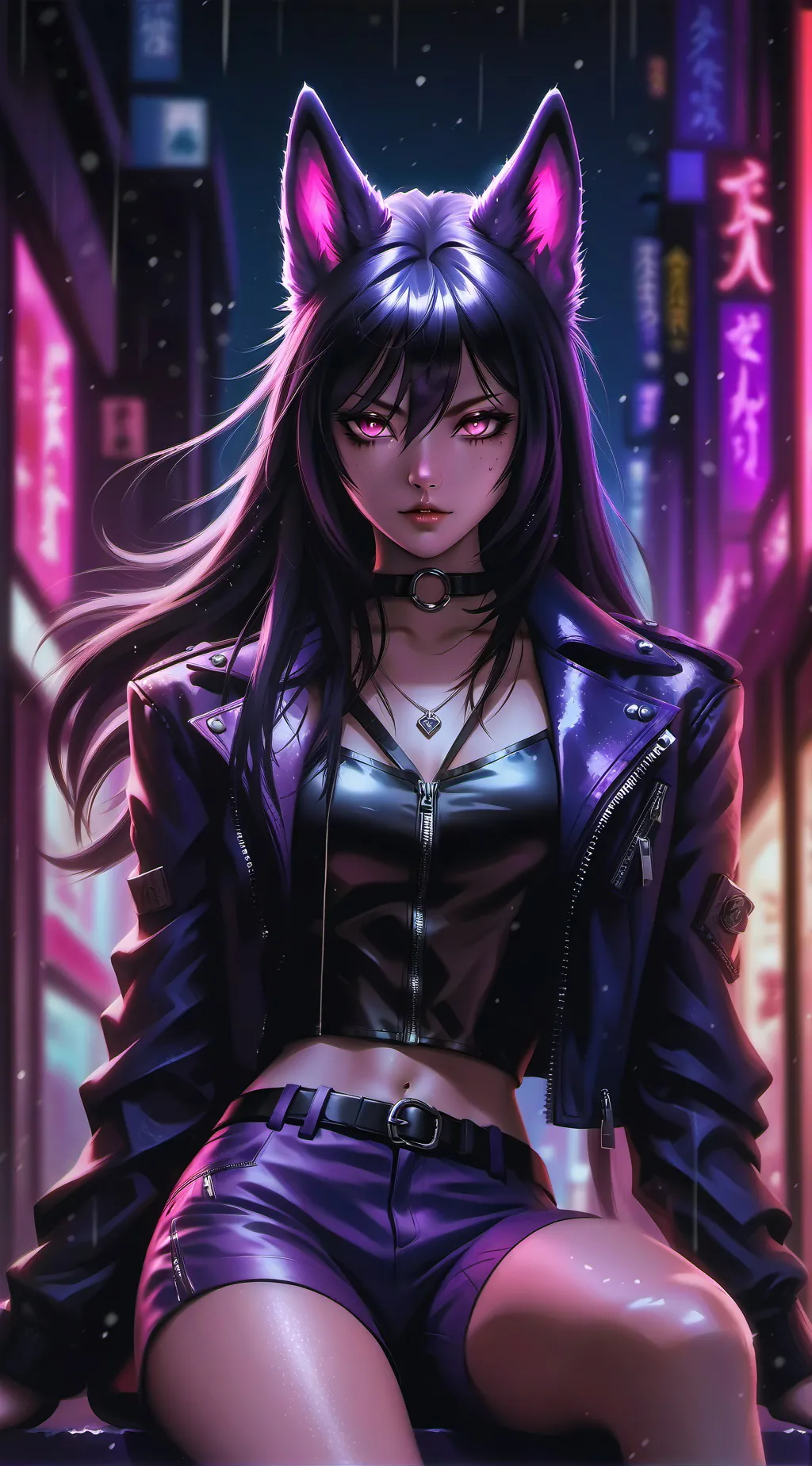 ai character: Luna background