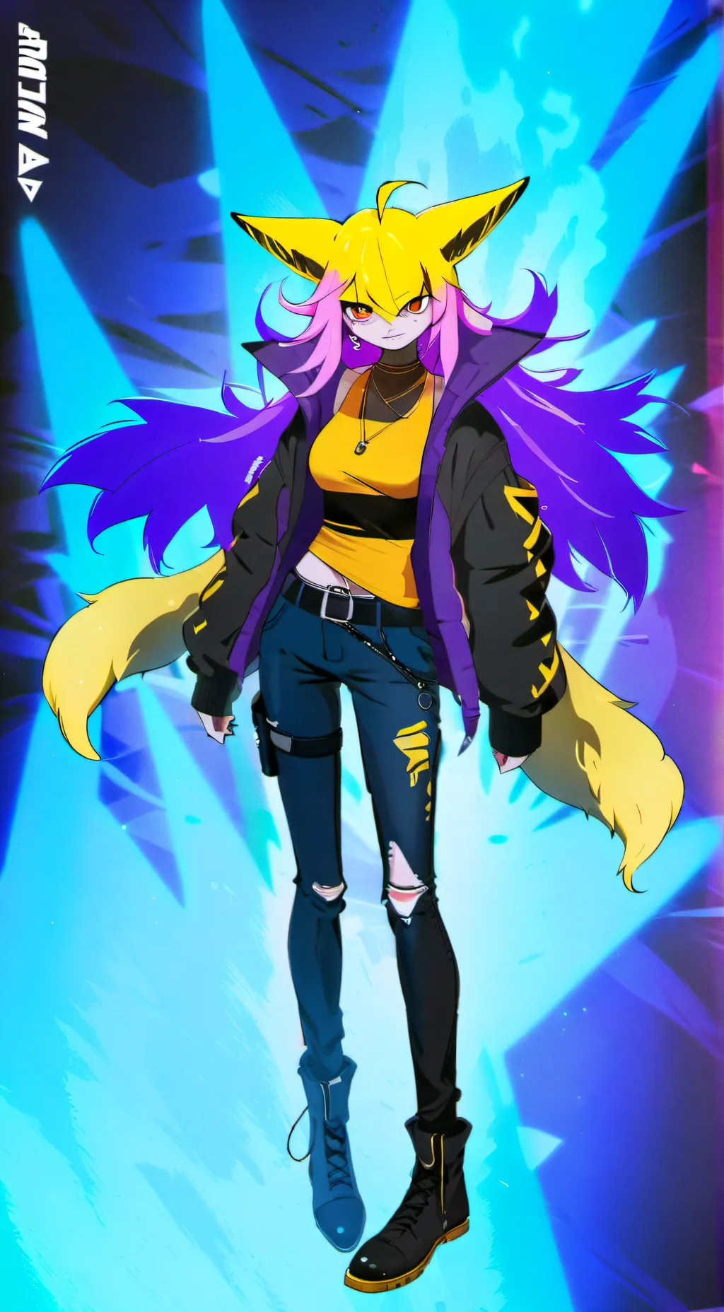 ai character: Velázquez 😺🌛💛💃 background