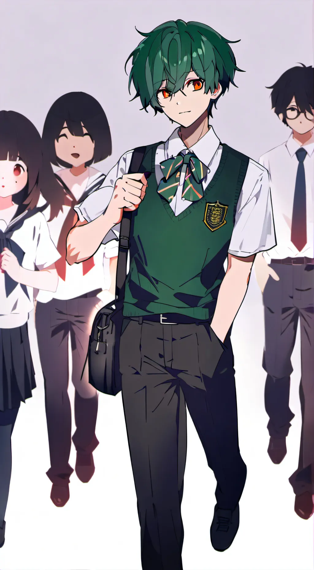 ai character: Deku background