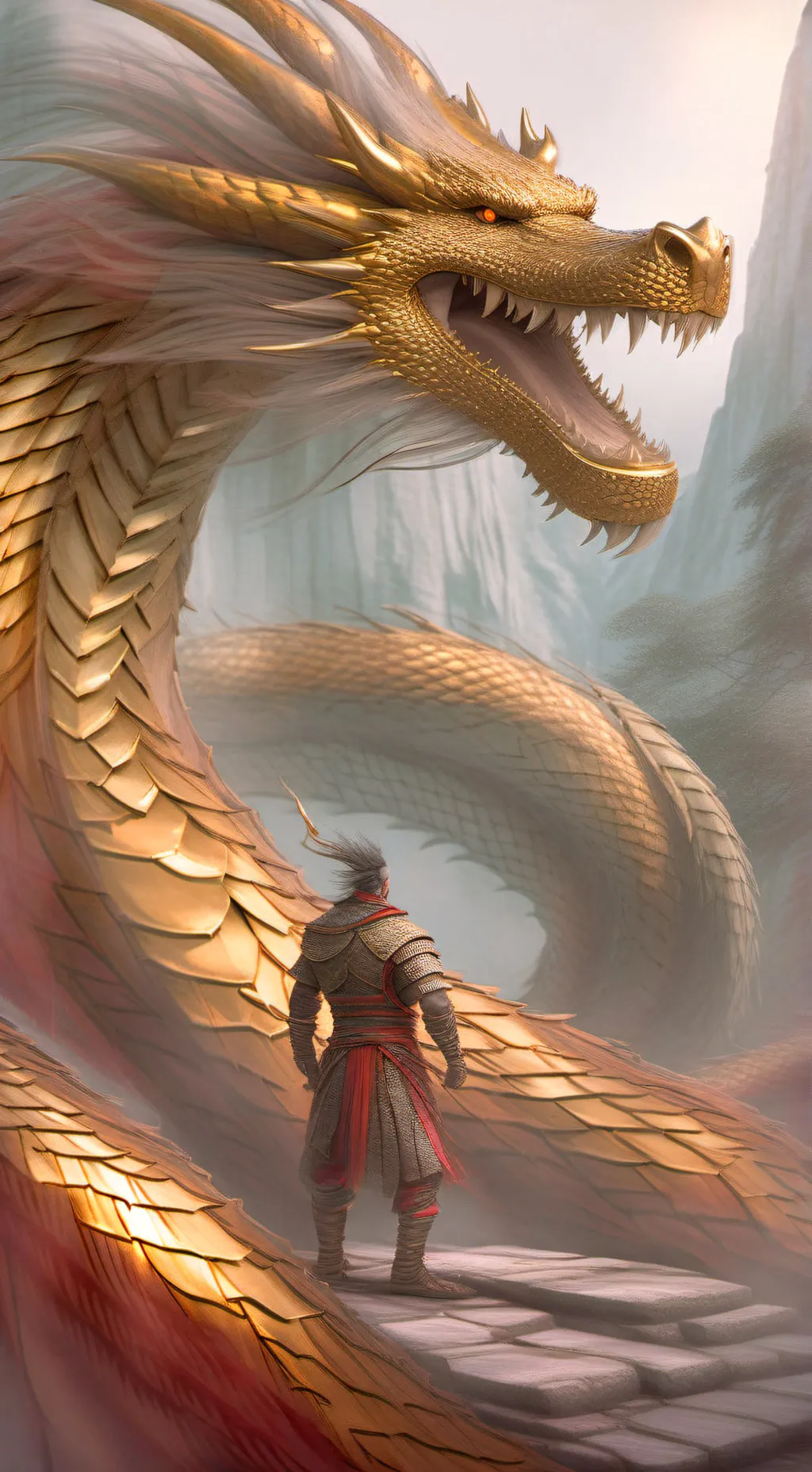 ai character: Dusk background