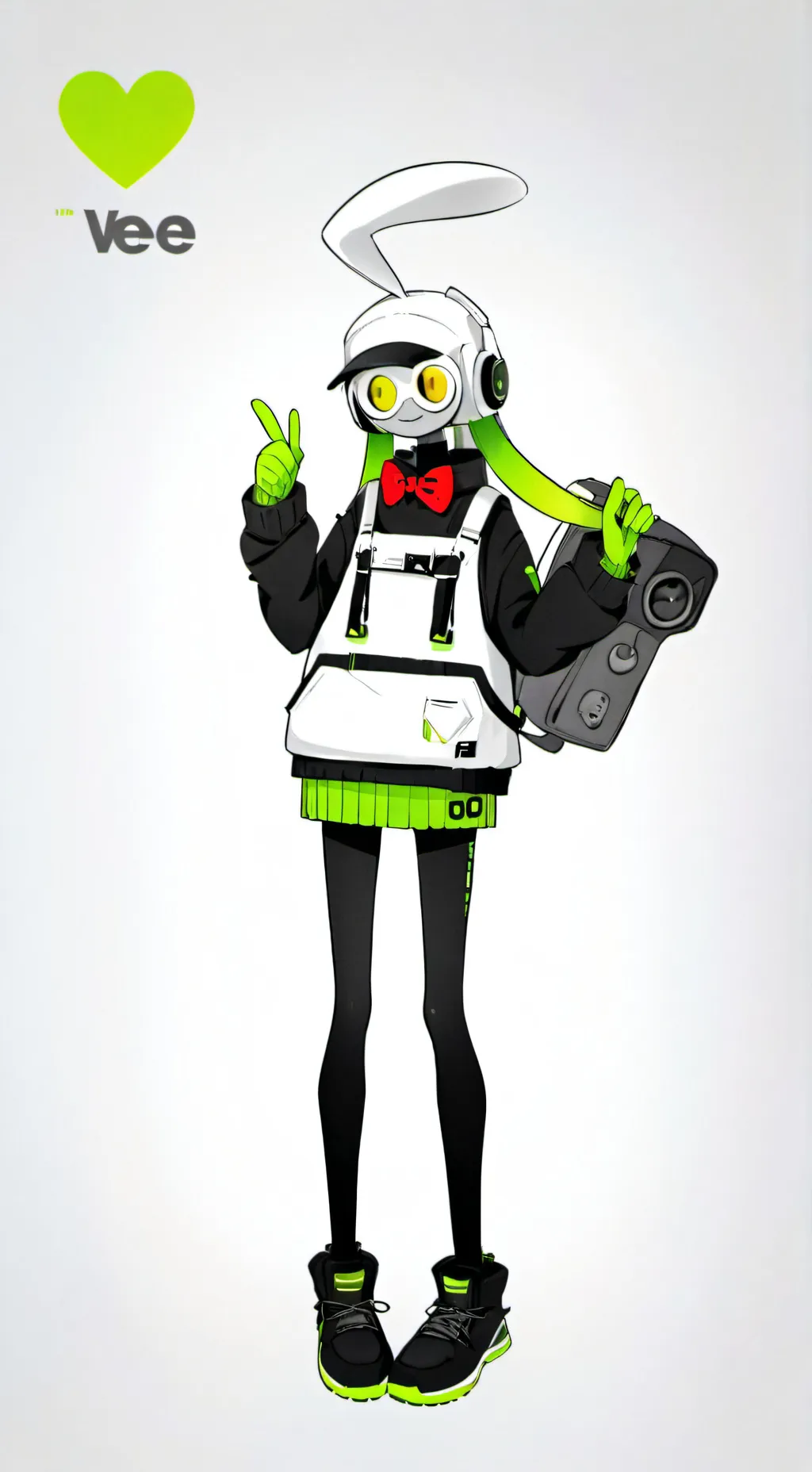 ai character: vee background