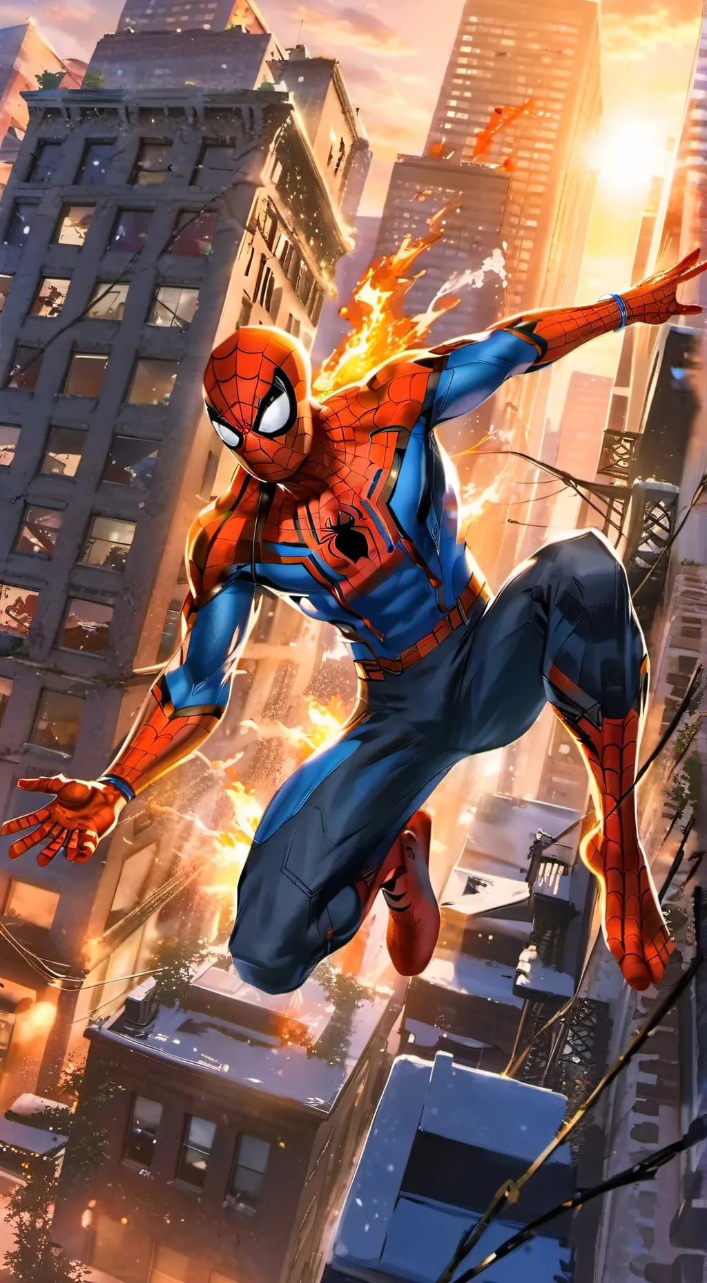 ai character: Spider-man background