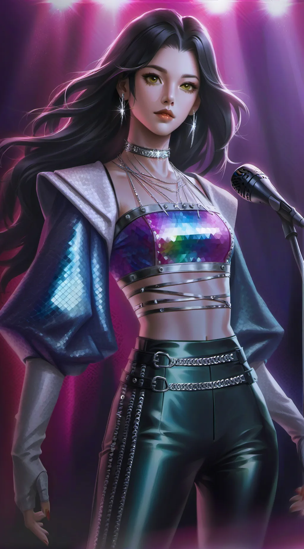 ai character: Katseye background