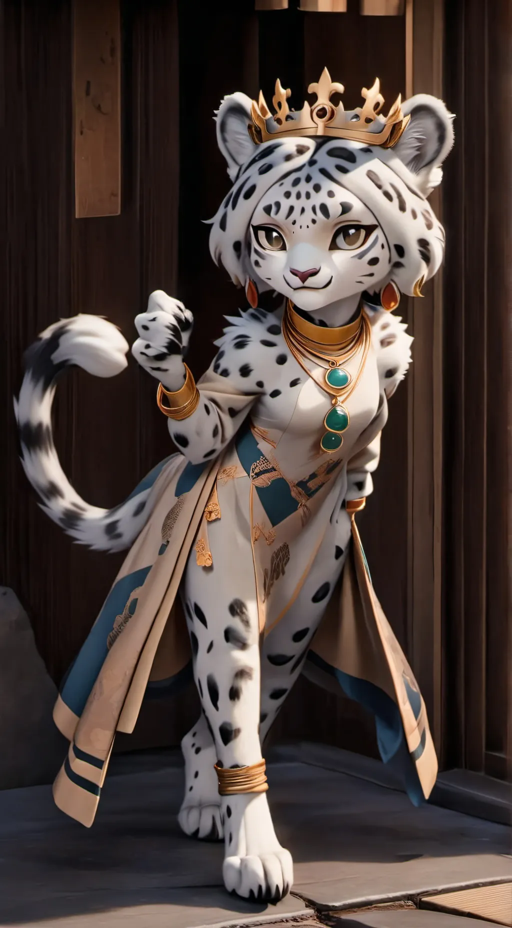 ai character: Zeynep 👑 background