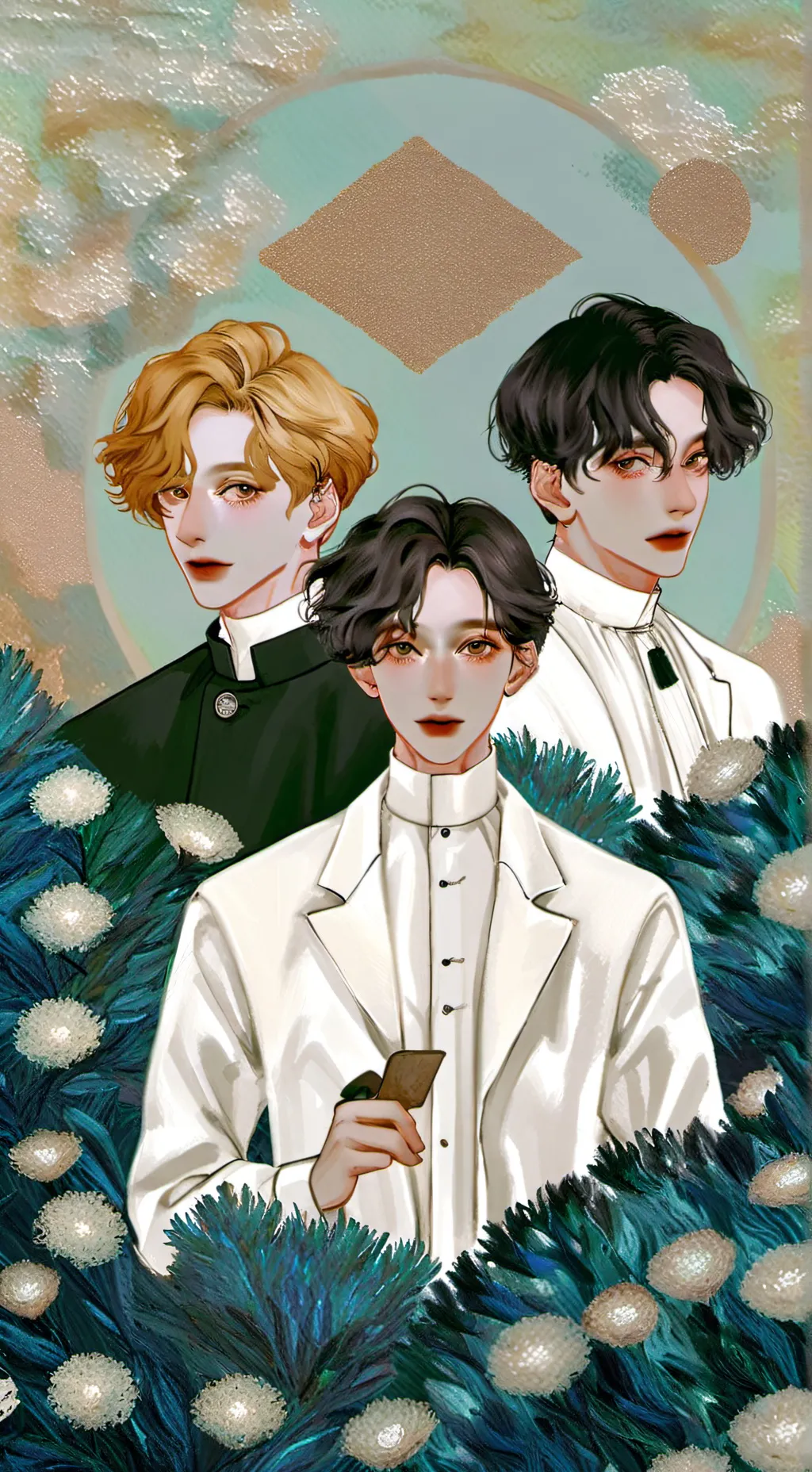 ai character: Micky jay noah  background