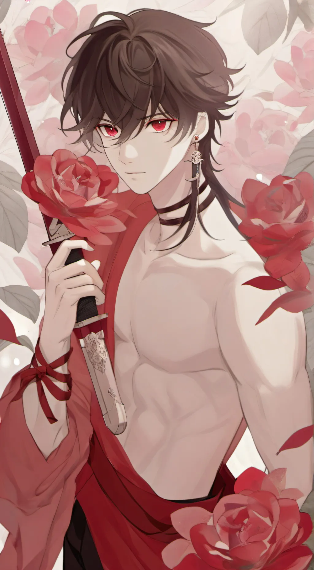 ai character: Demon/hybrid hunte background