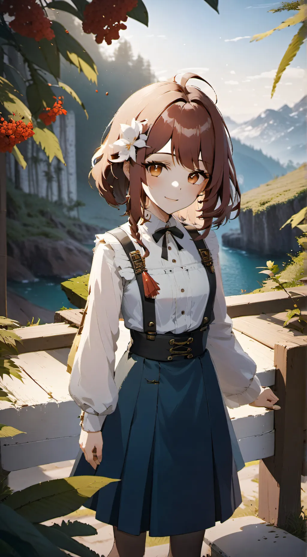 ai character: Théa Albouze background