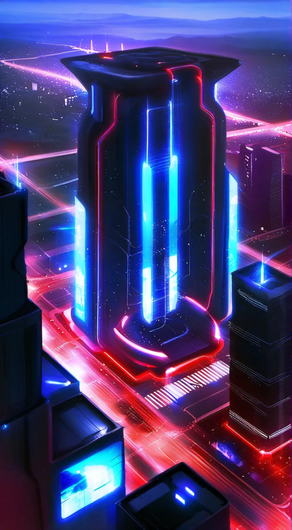 ai character: Staticradio(again) background