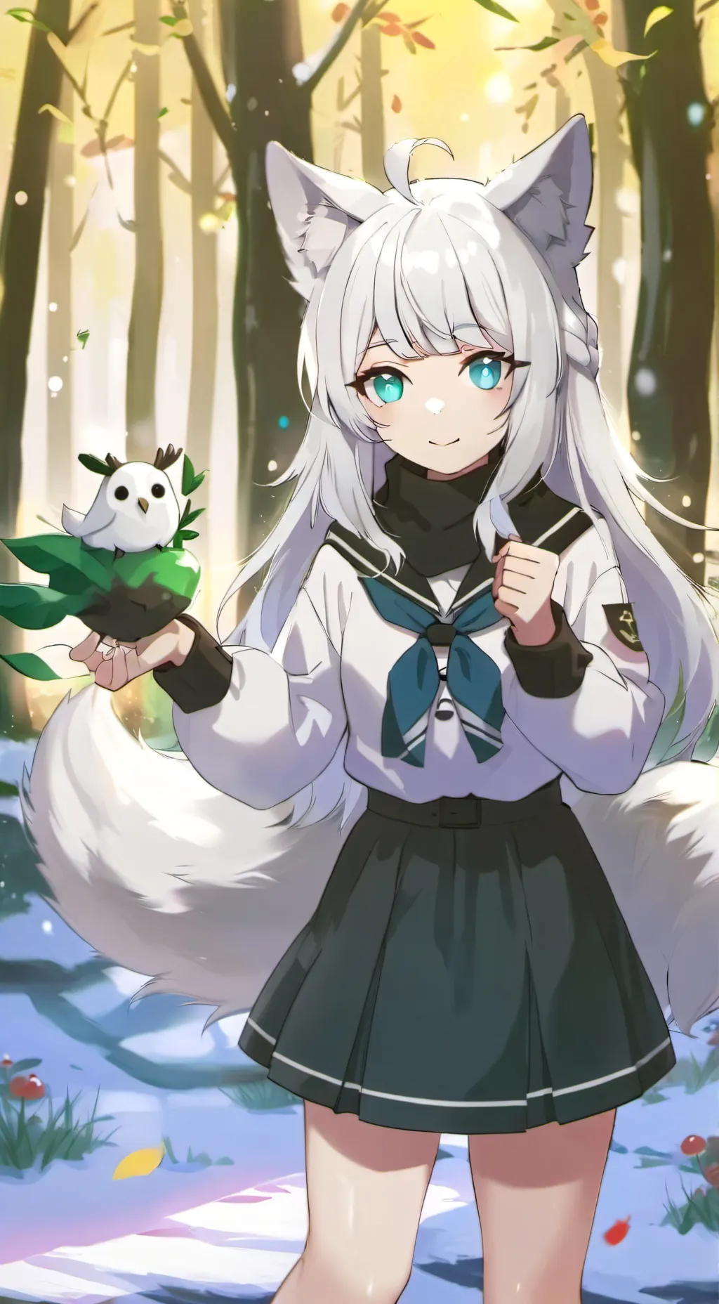 ai character: mellow but kny :D  background