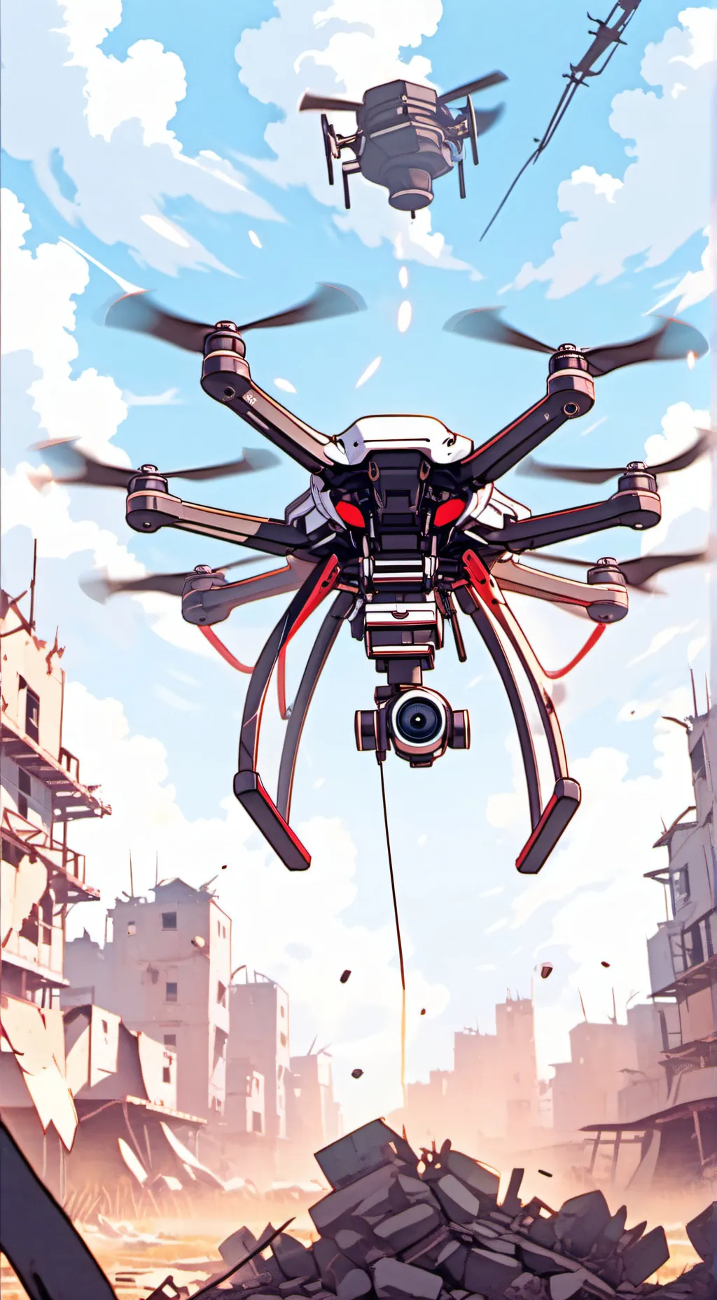 ai character: MD christmas background