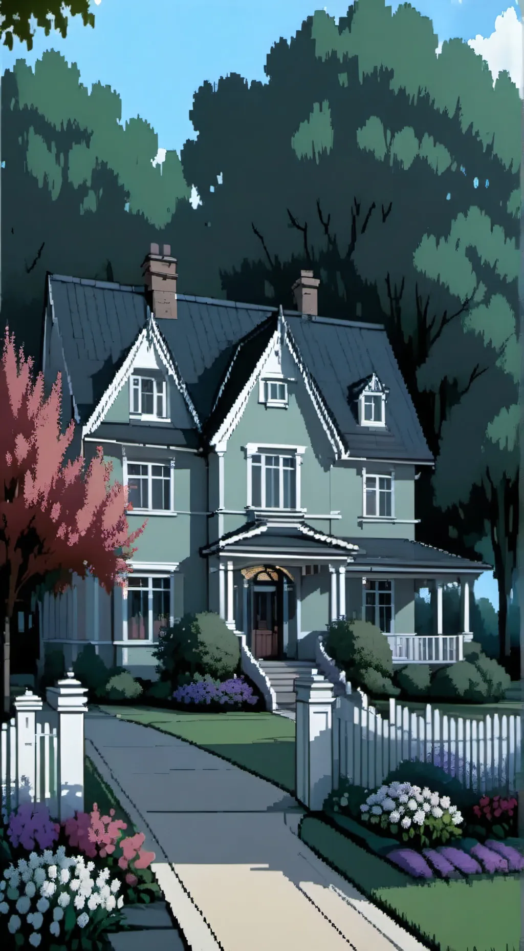 ai character: ANNOUNCEMENT background