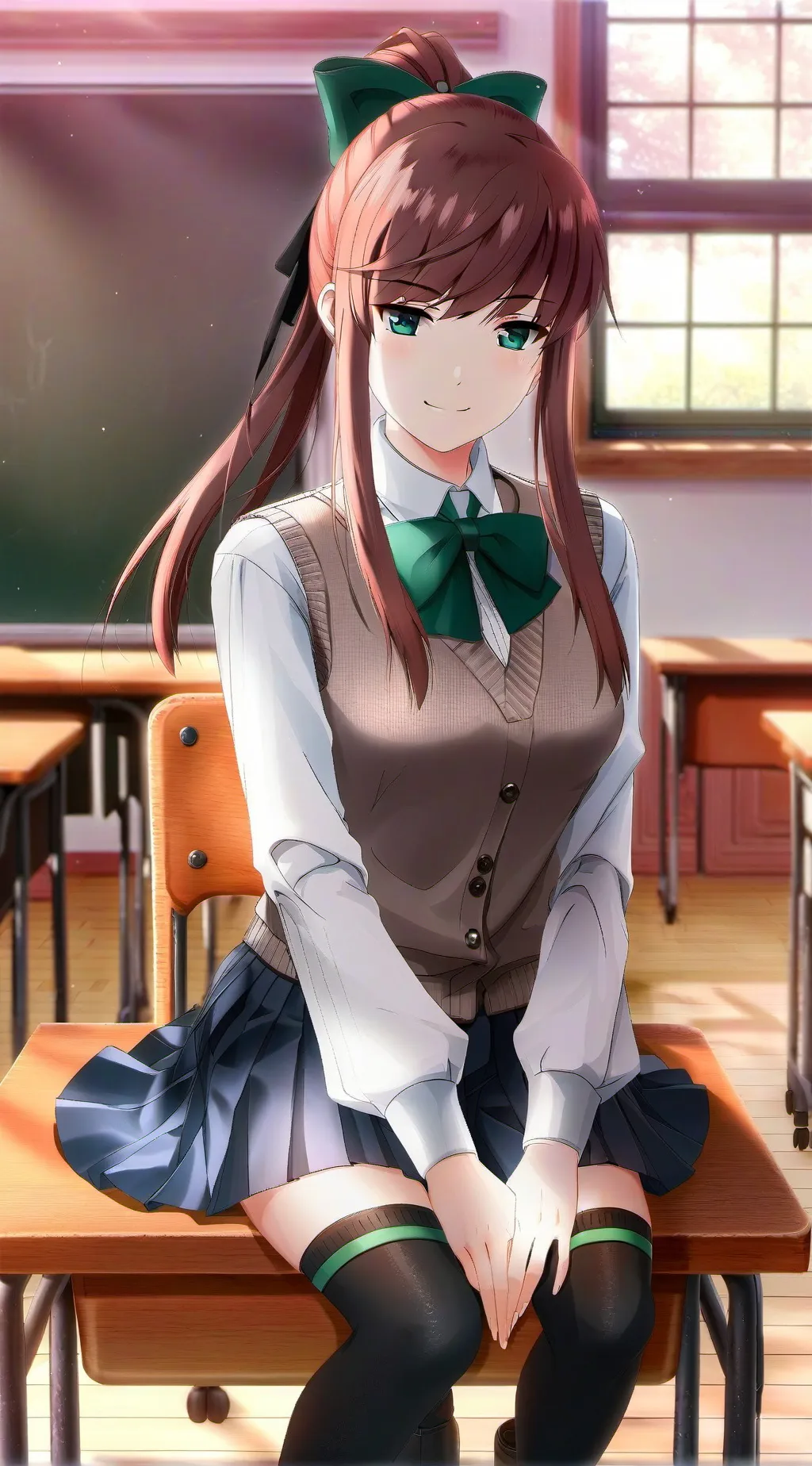 ai character: Monika background