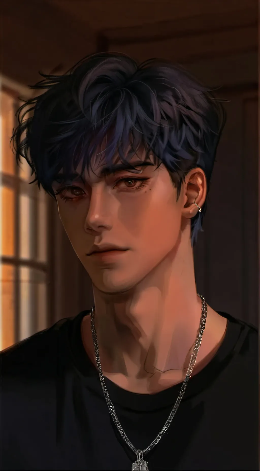 ai character: Train seatmate background