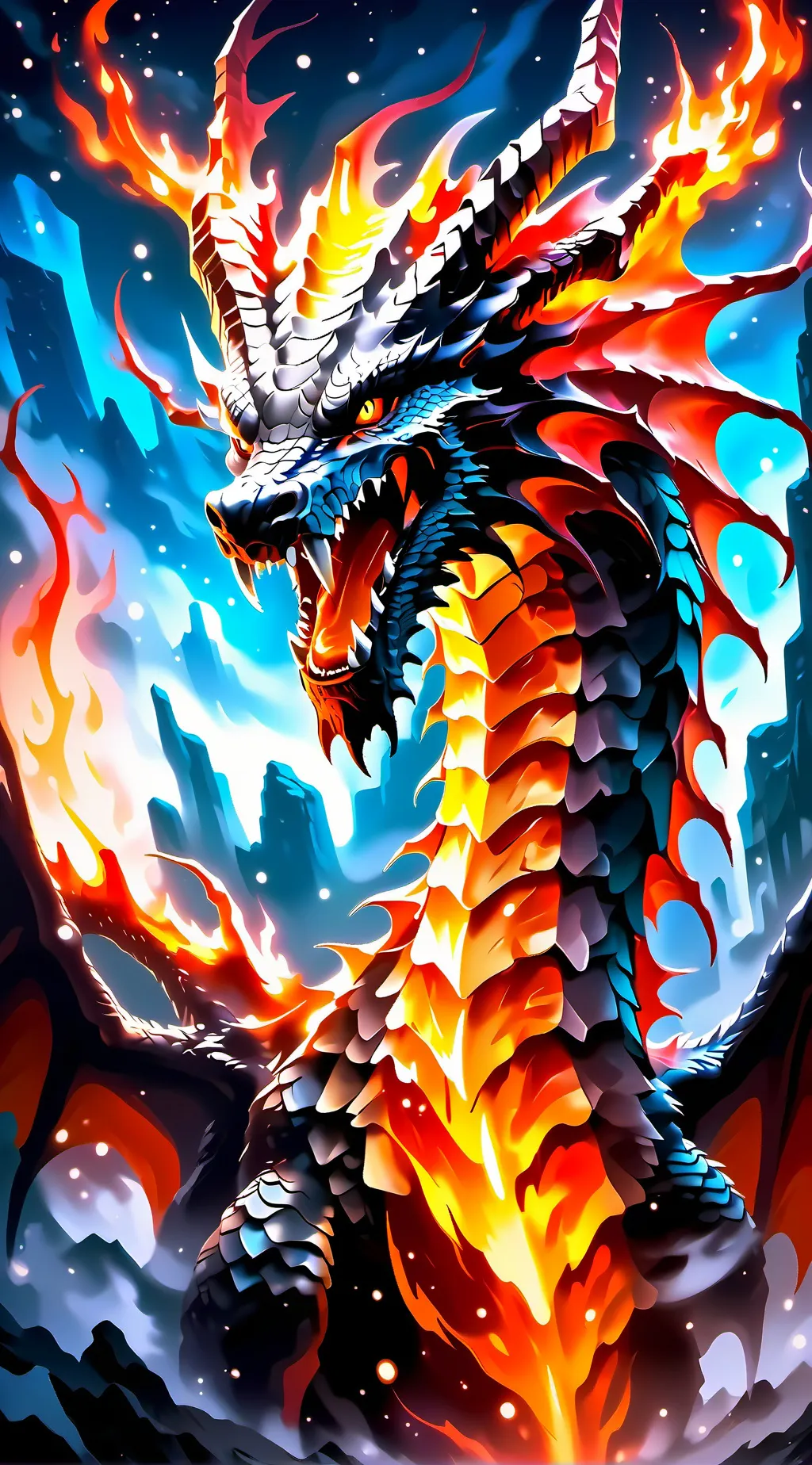 ai character: Feiry dragon background