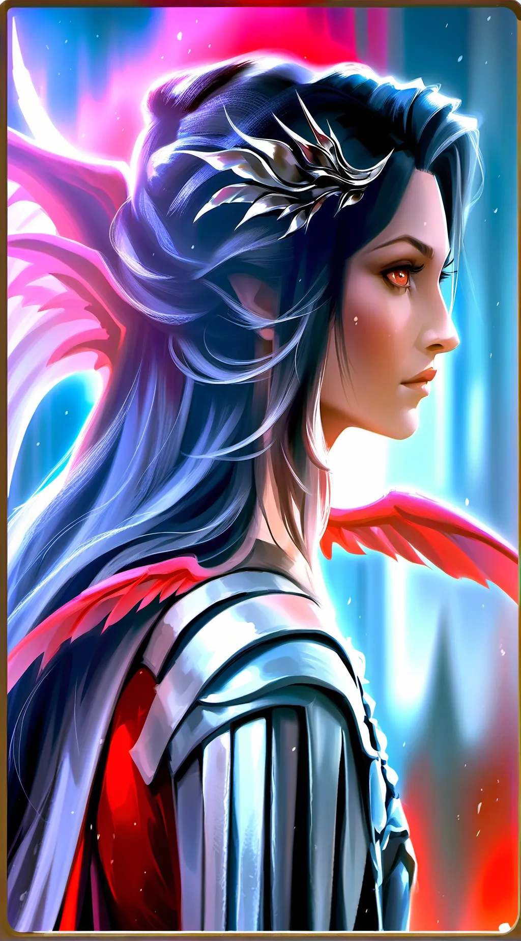 ai character: Vicky  background