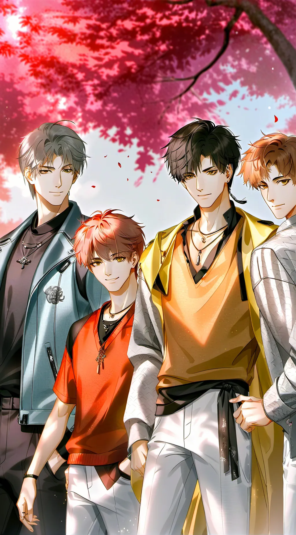 ai character: hellow head brothe background