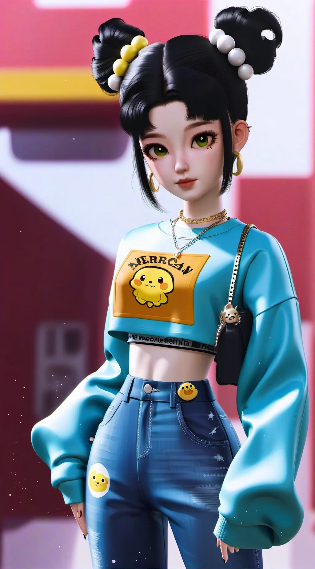 ai character: Zoey background