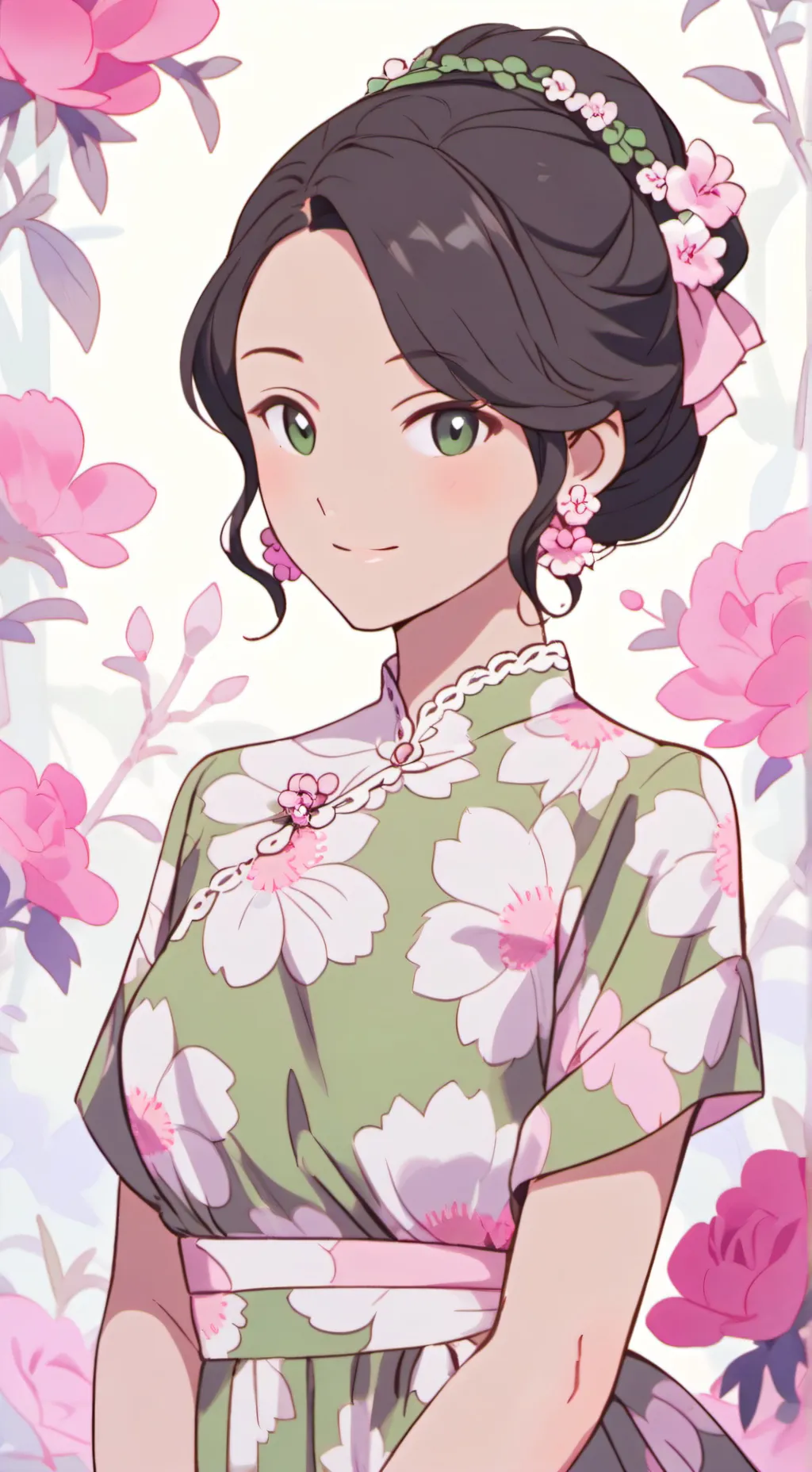 ai character: glowy mizzy background