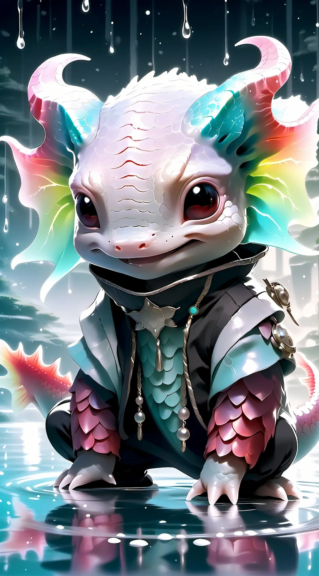 ai character: Pixel background