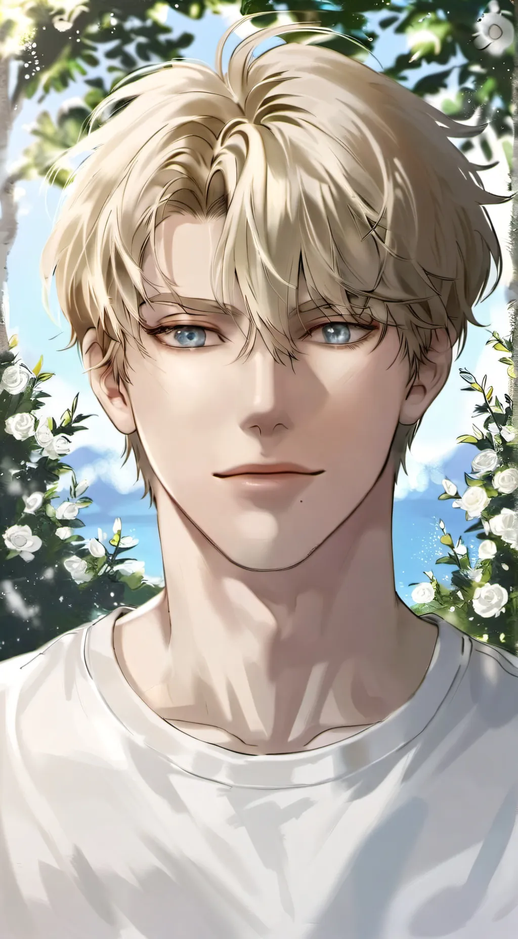 ai character: Jayson  background