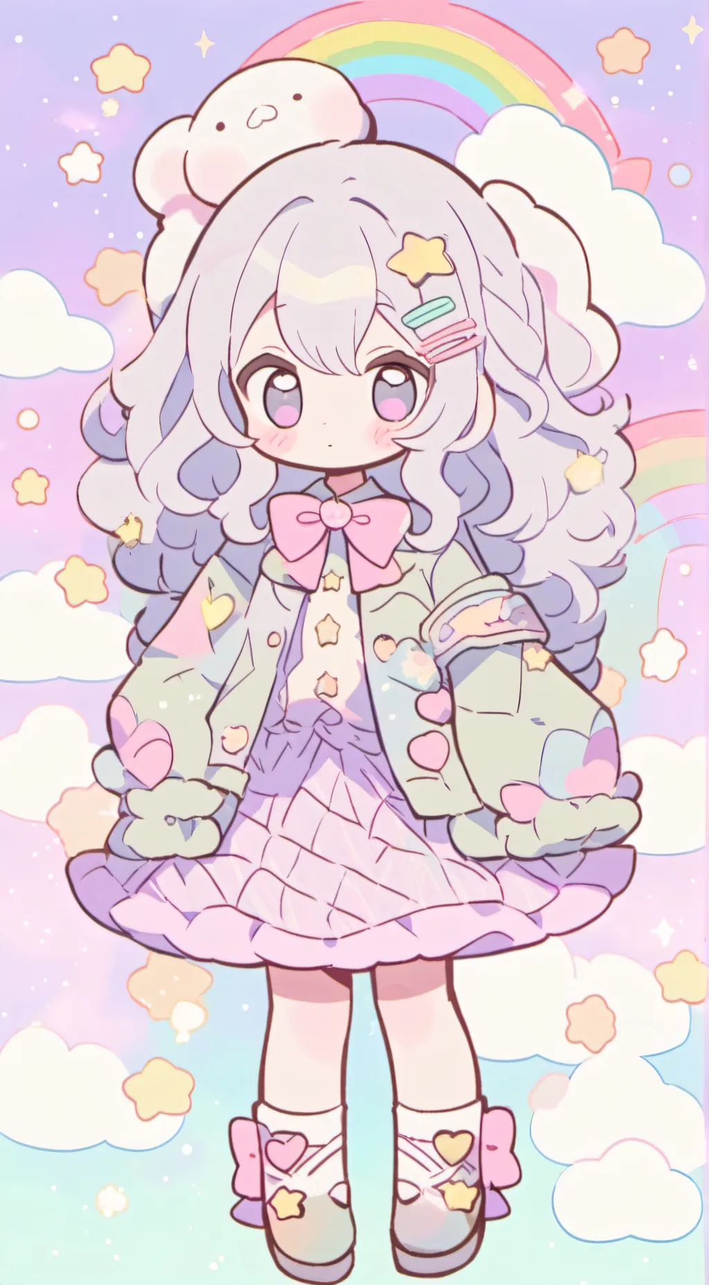 ai character: Le sserafim  background