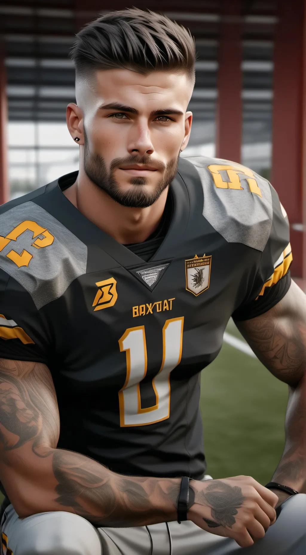 ai character: Tyler West  background