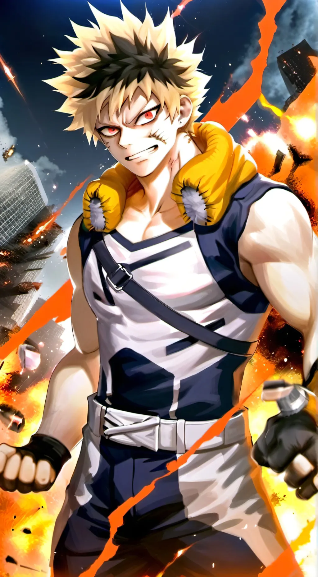 ai character: Bakugo background