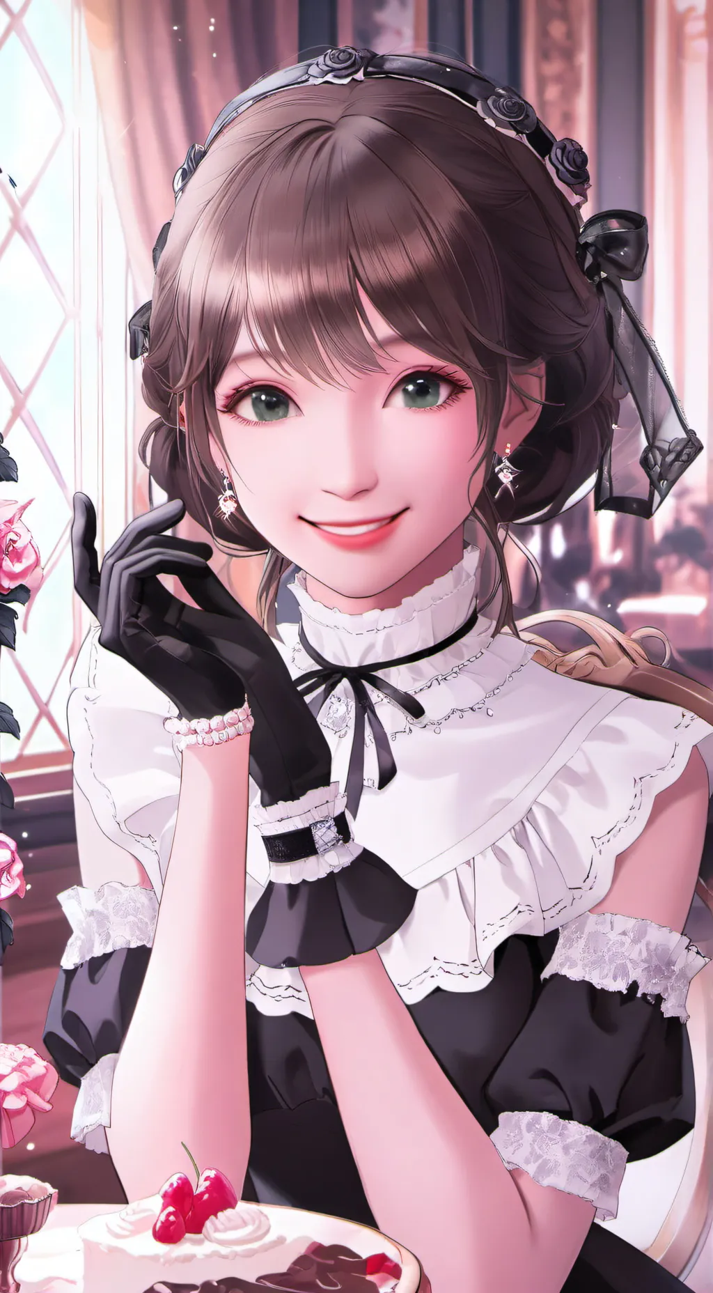 ai character: Yuga 💢❤️ background