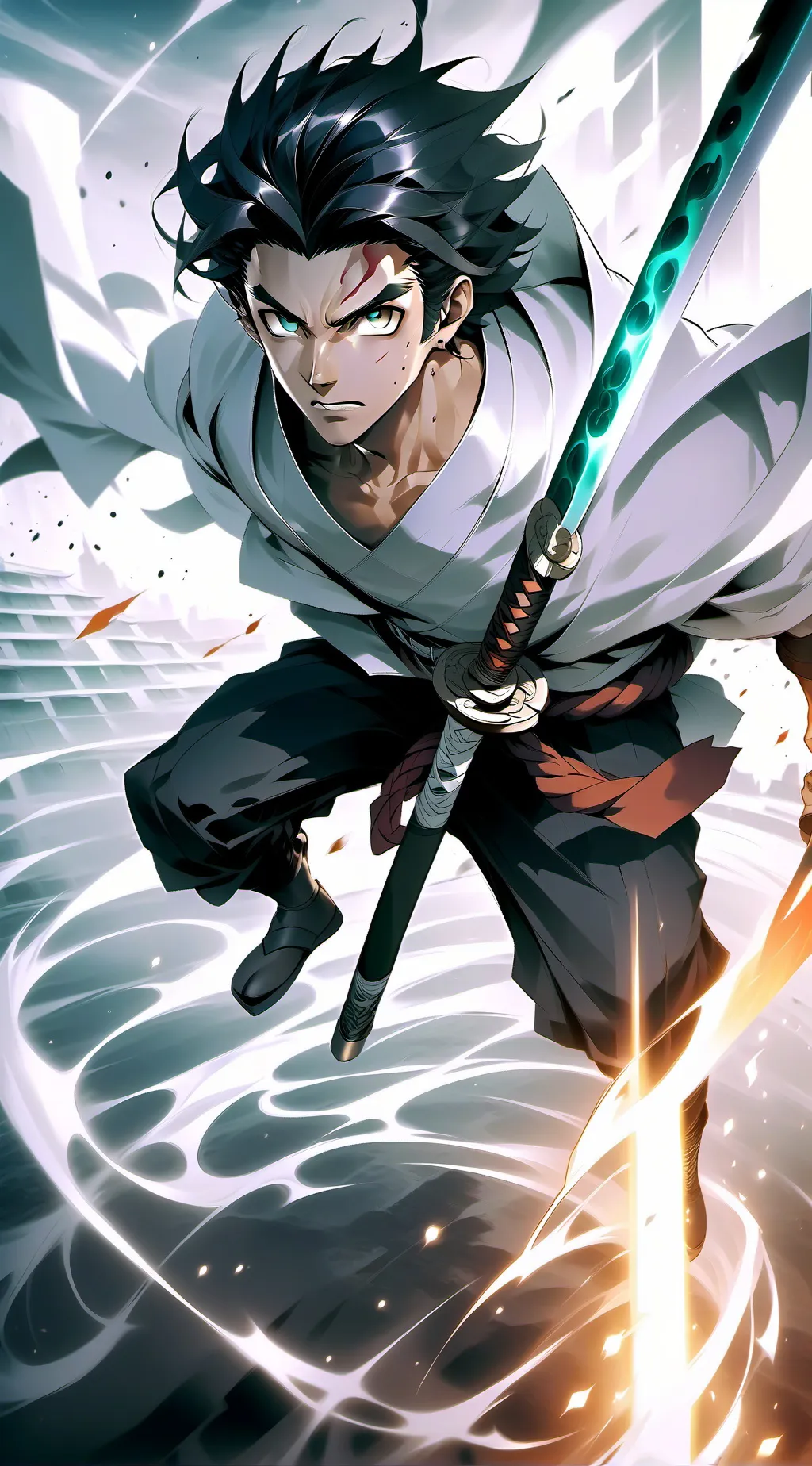 ai character: Sasaki background