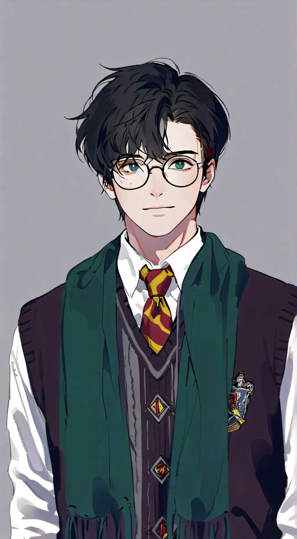 ai character: harry potter  background