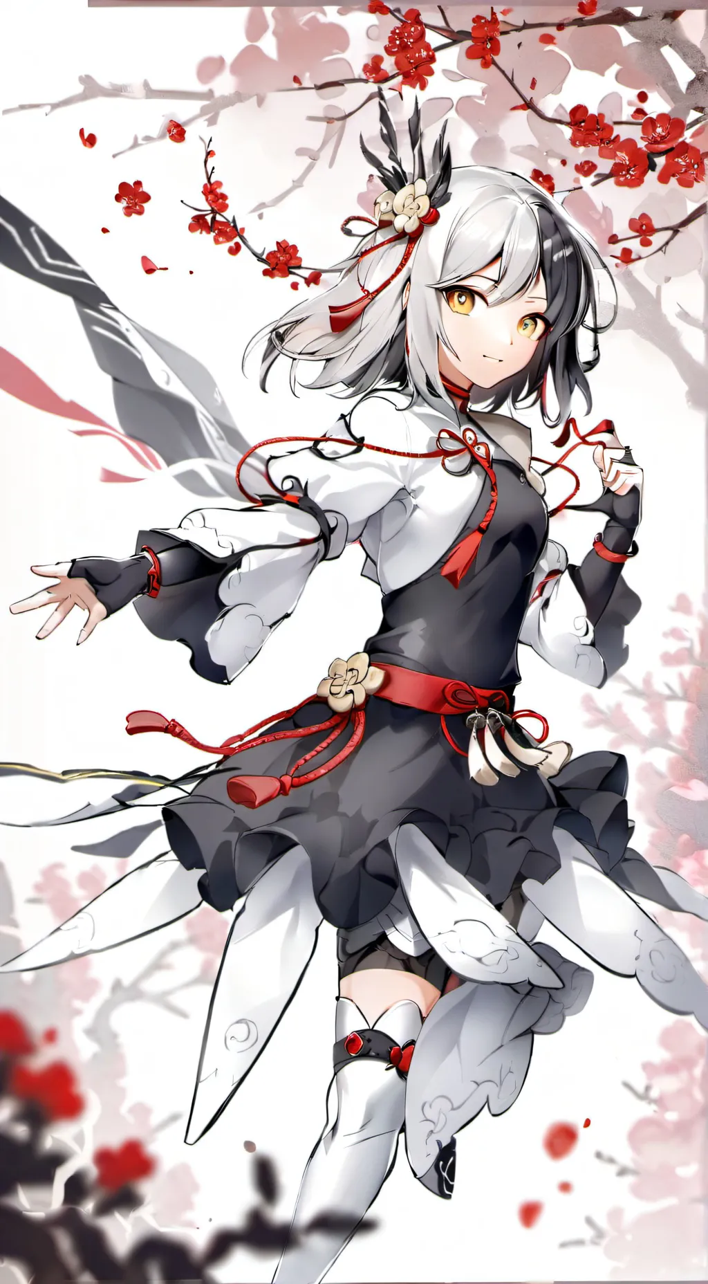 ai character: negr⚫ background