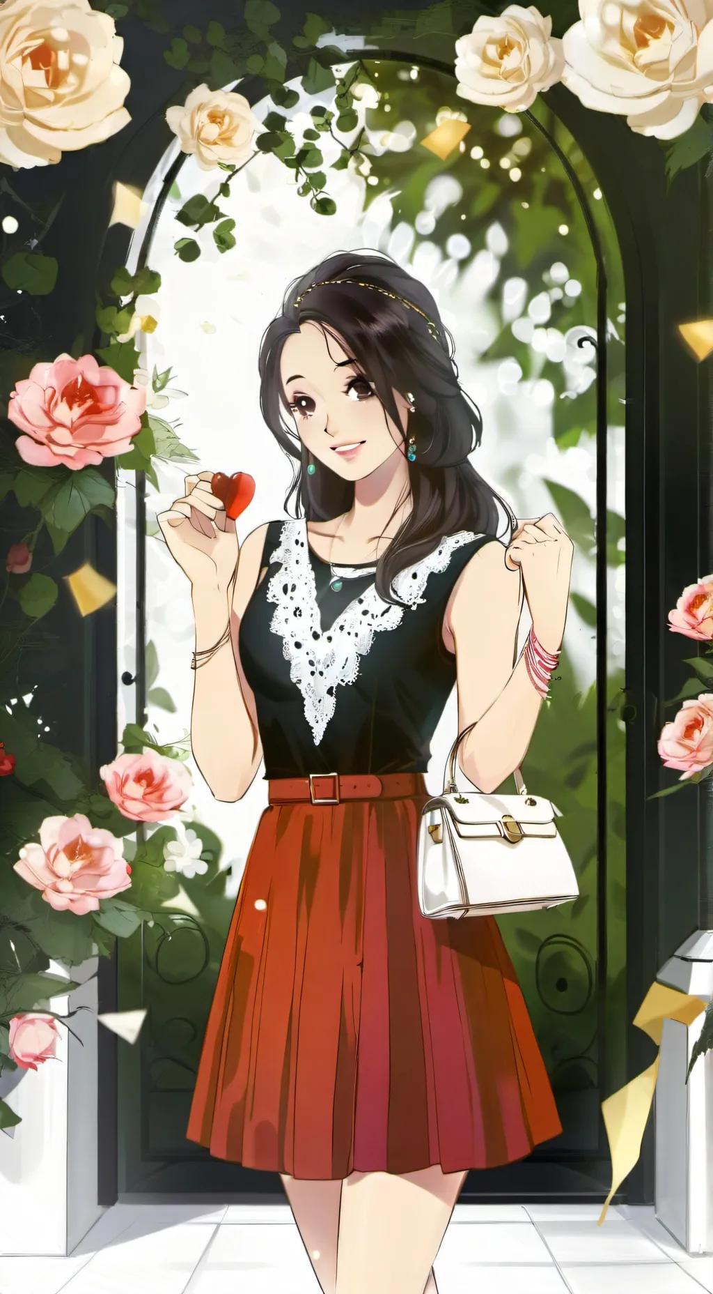 ai character: Lisa  background