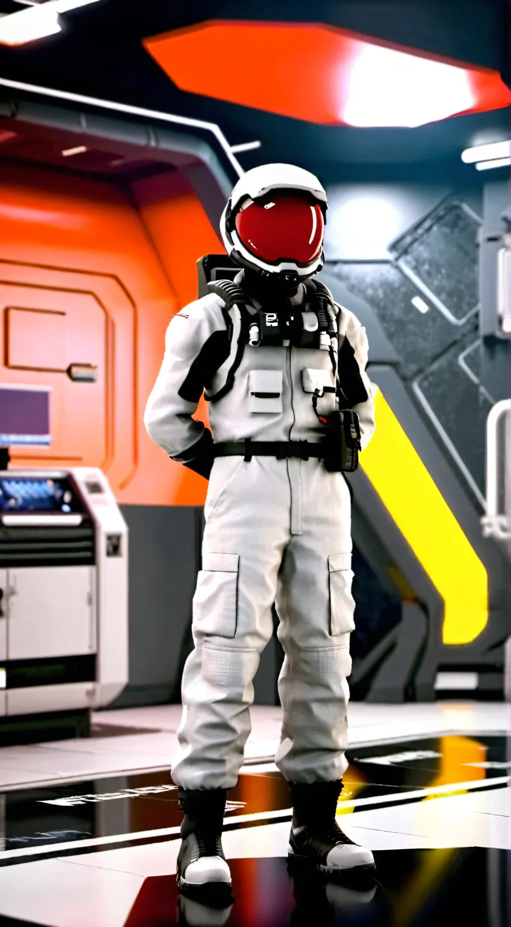 ai character: amongas  background