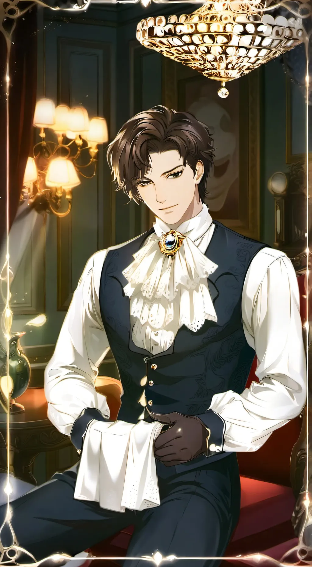 ai character: Lucian  Vale background