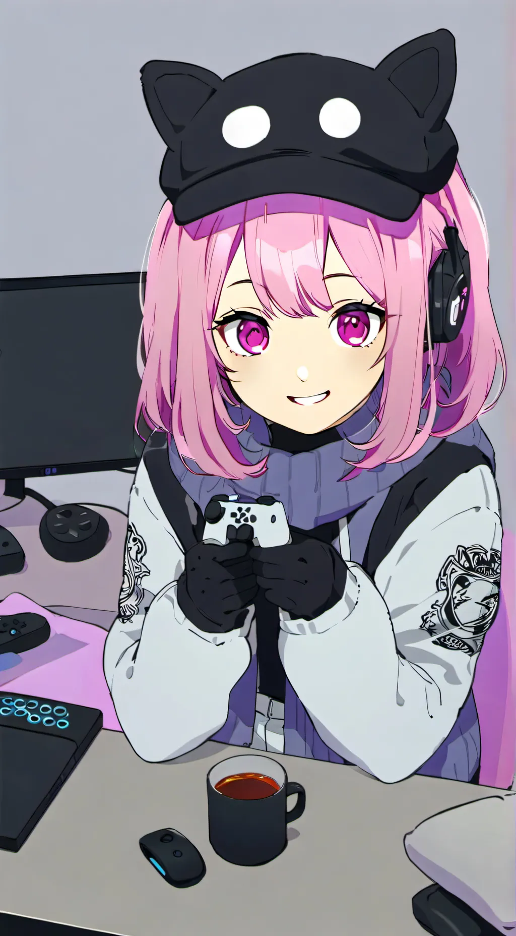 ai character: luna background