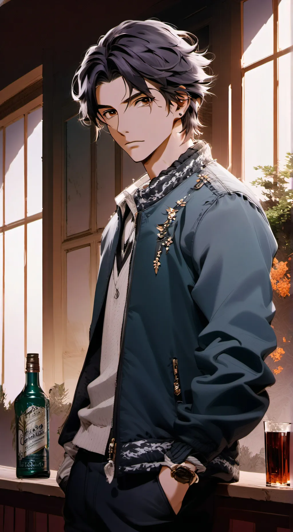 ai character: Everett background