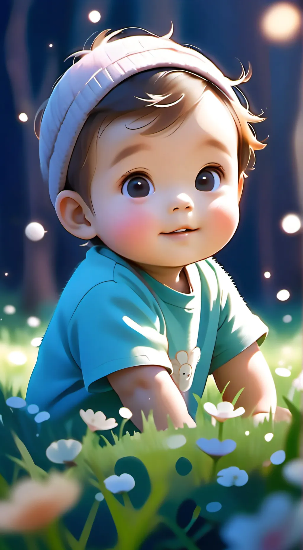 ai character: your a baby background