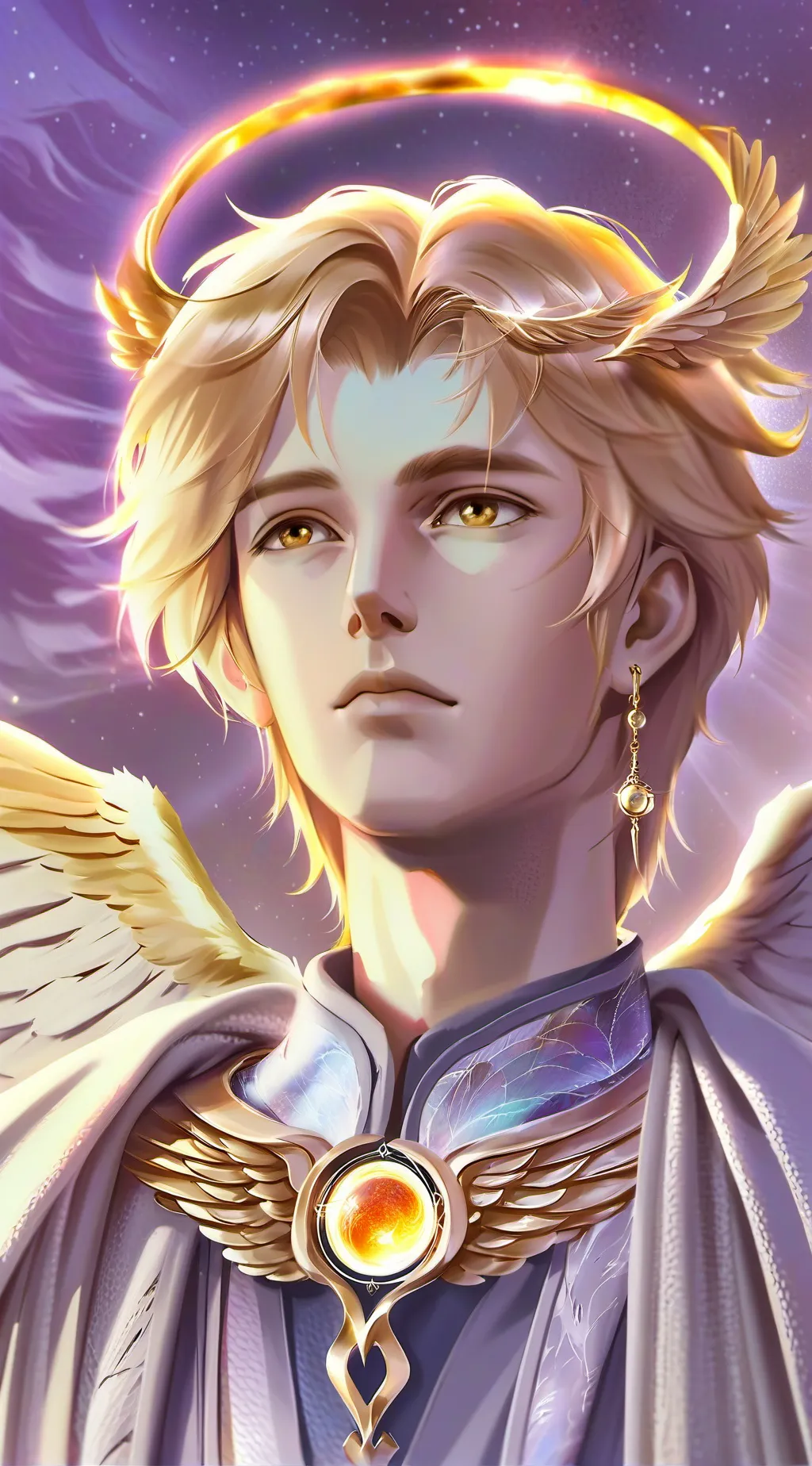 ai character: Raphaël  background