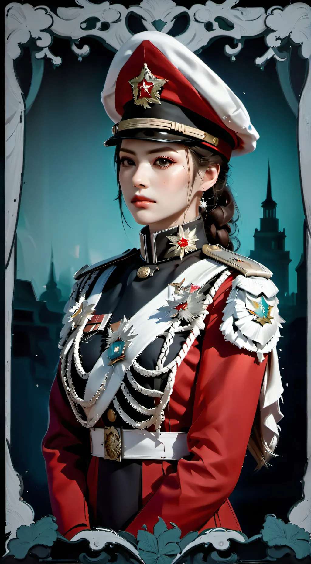 ai character: Commander Tereshiv background
