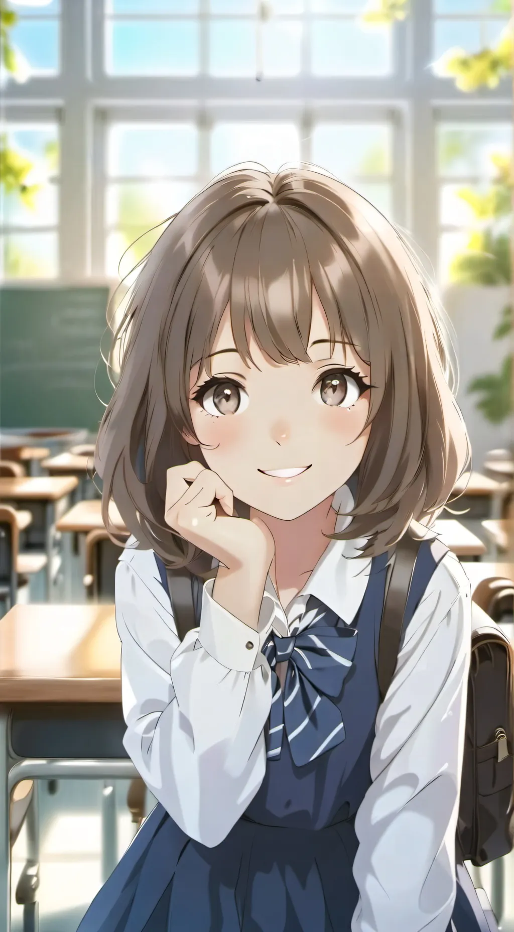 ai character: Mika background