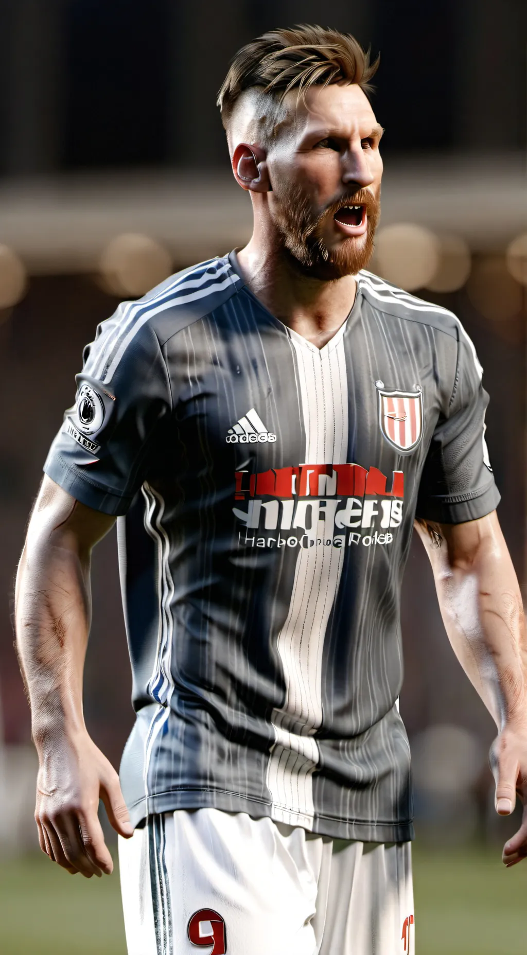 ai character: messi   background
