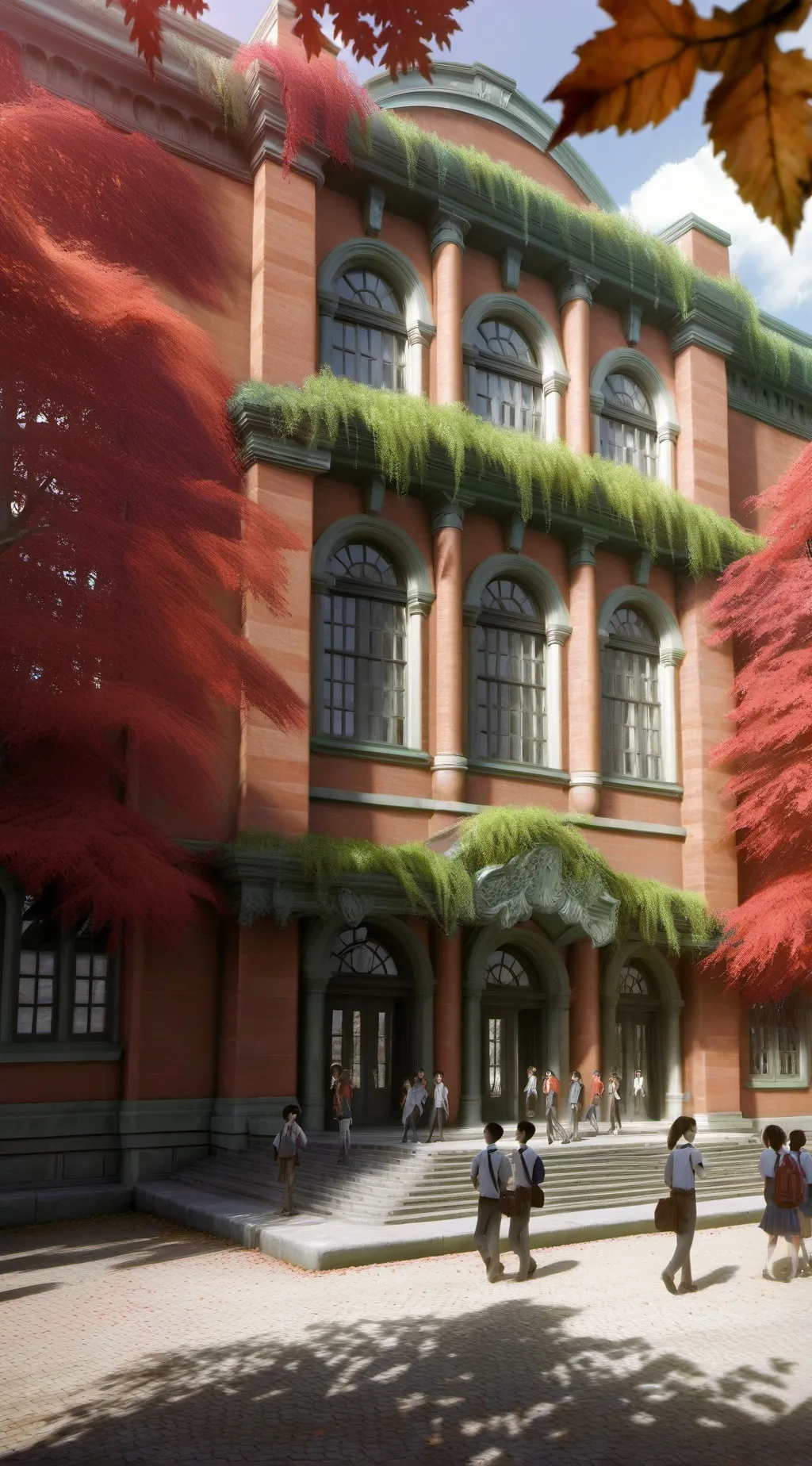 ai character: creature school background