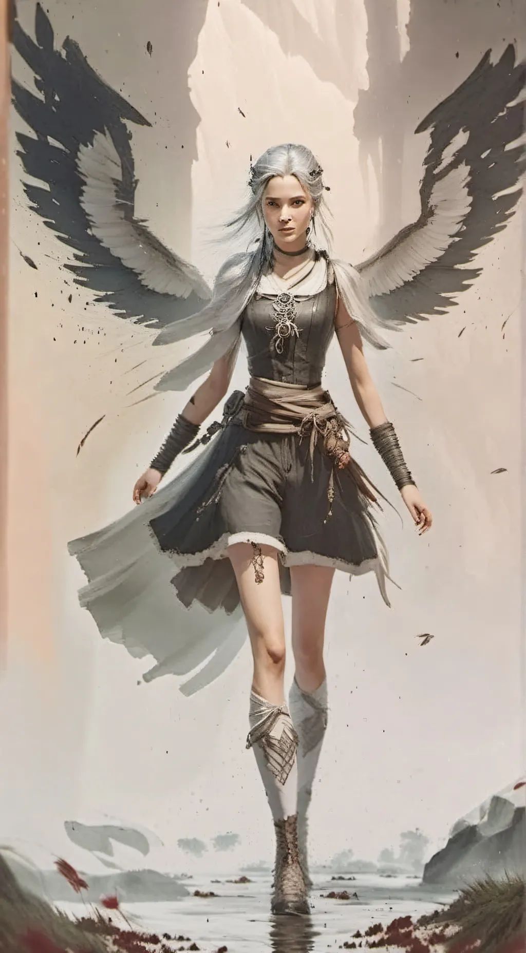 ai character: Aria background