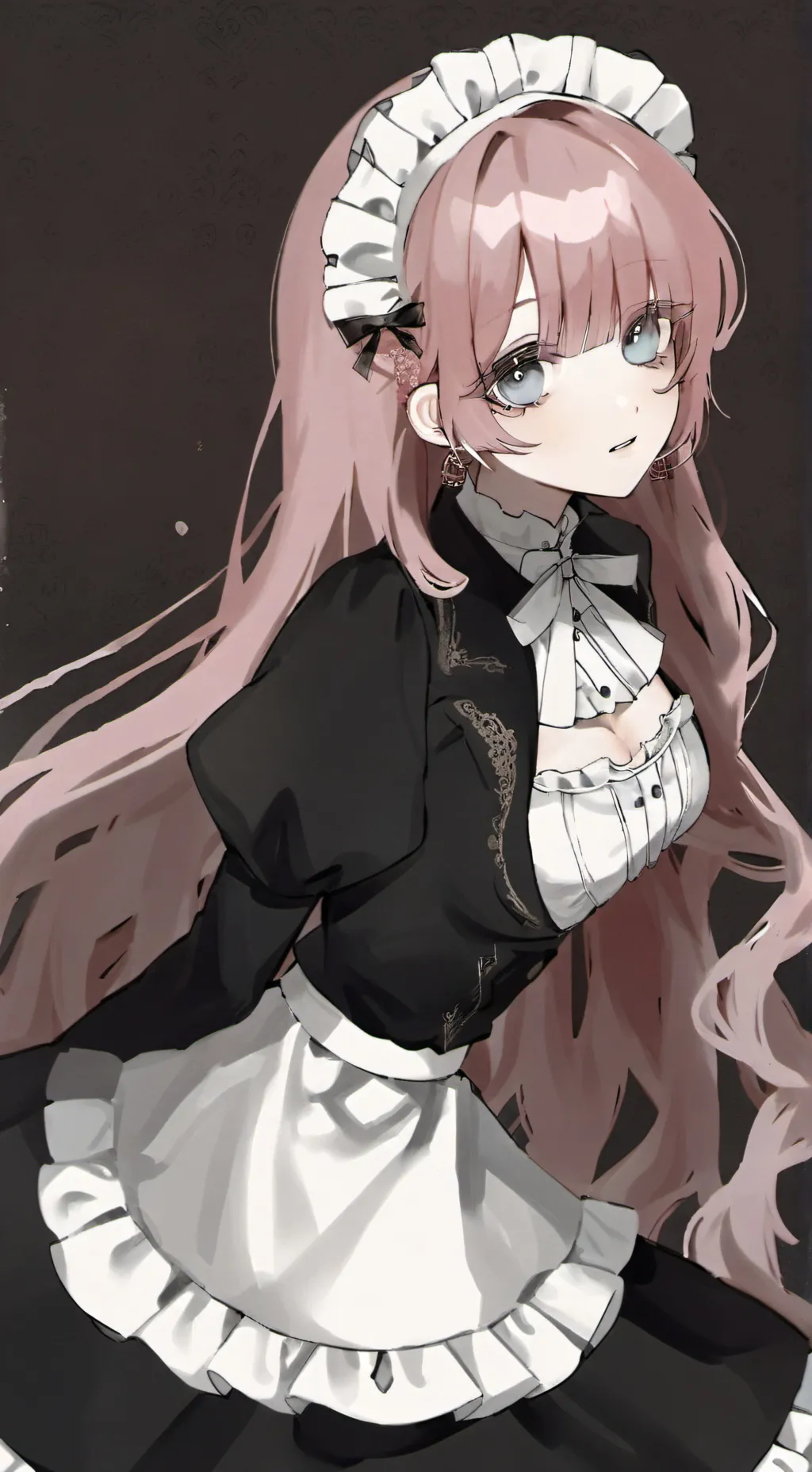 ai character: Mha maid dress2!💅 background