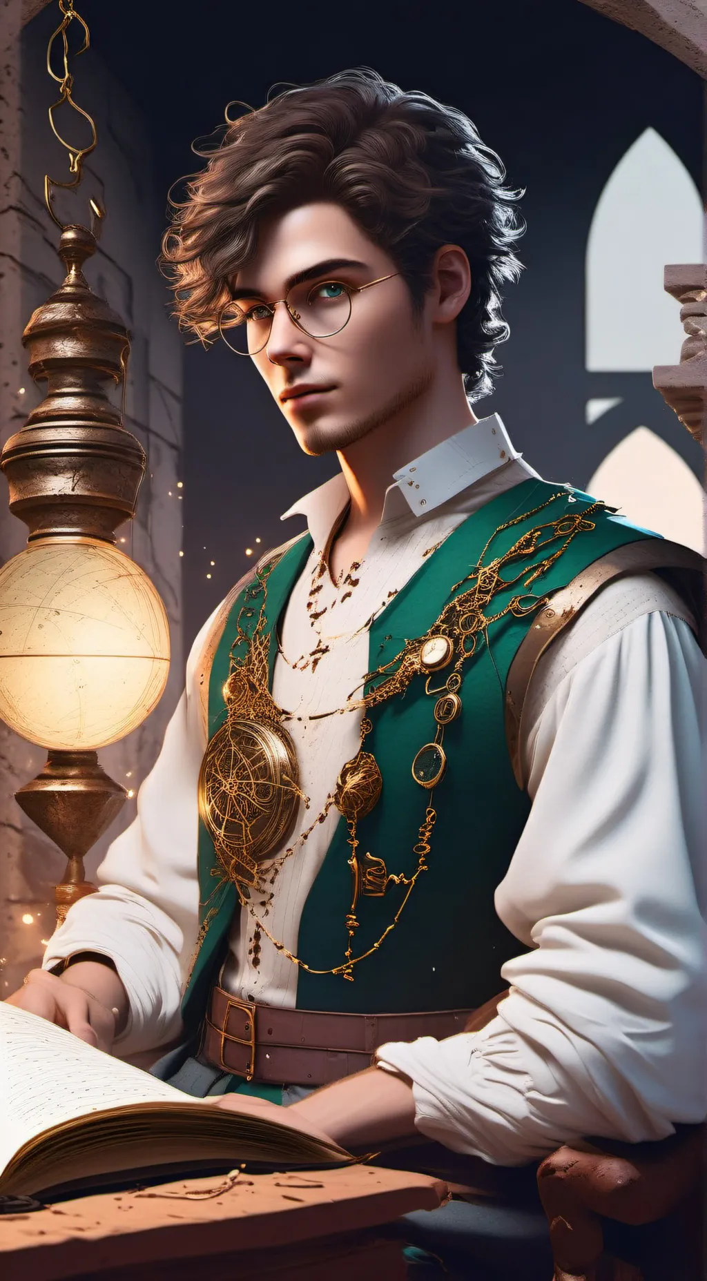 ai character: Ezra Sage background