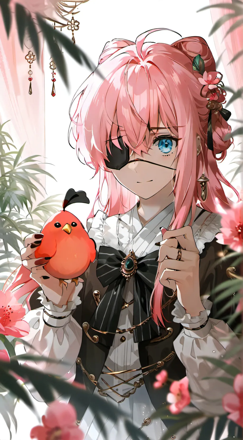 ai character: Pinkie the Dizzy Fluffy background