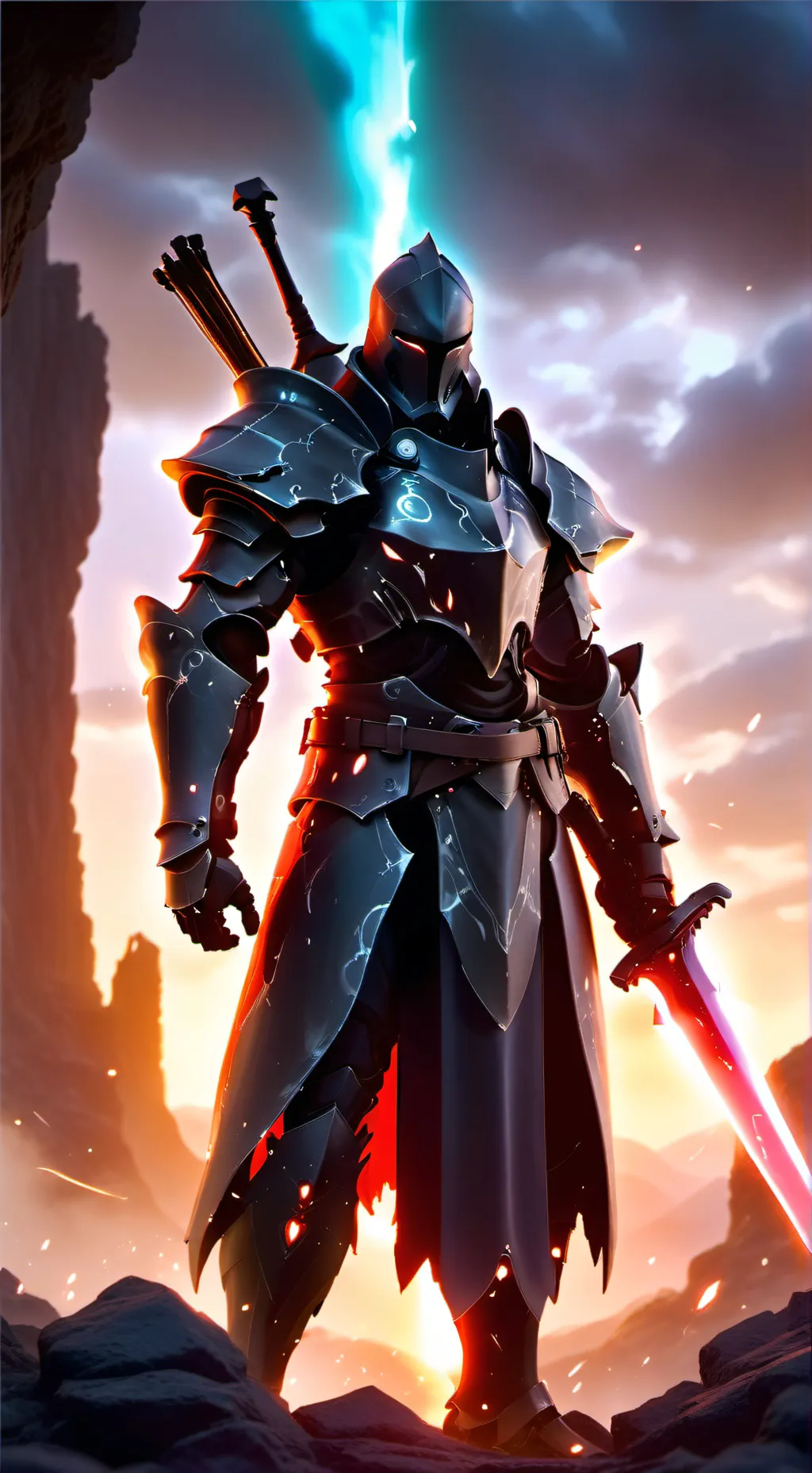 ai character: shadow knight background