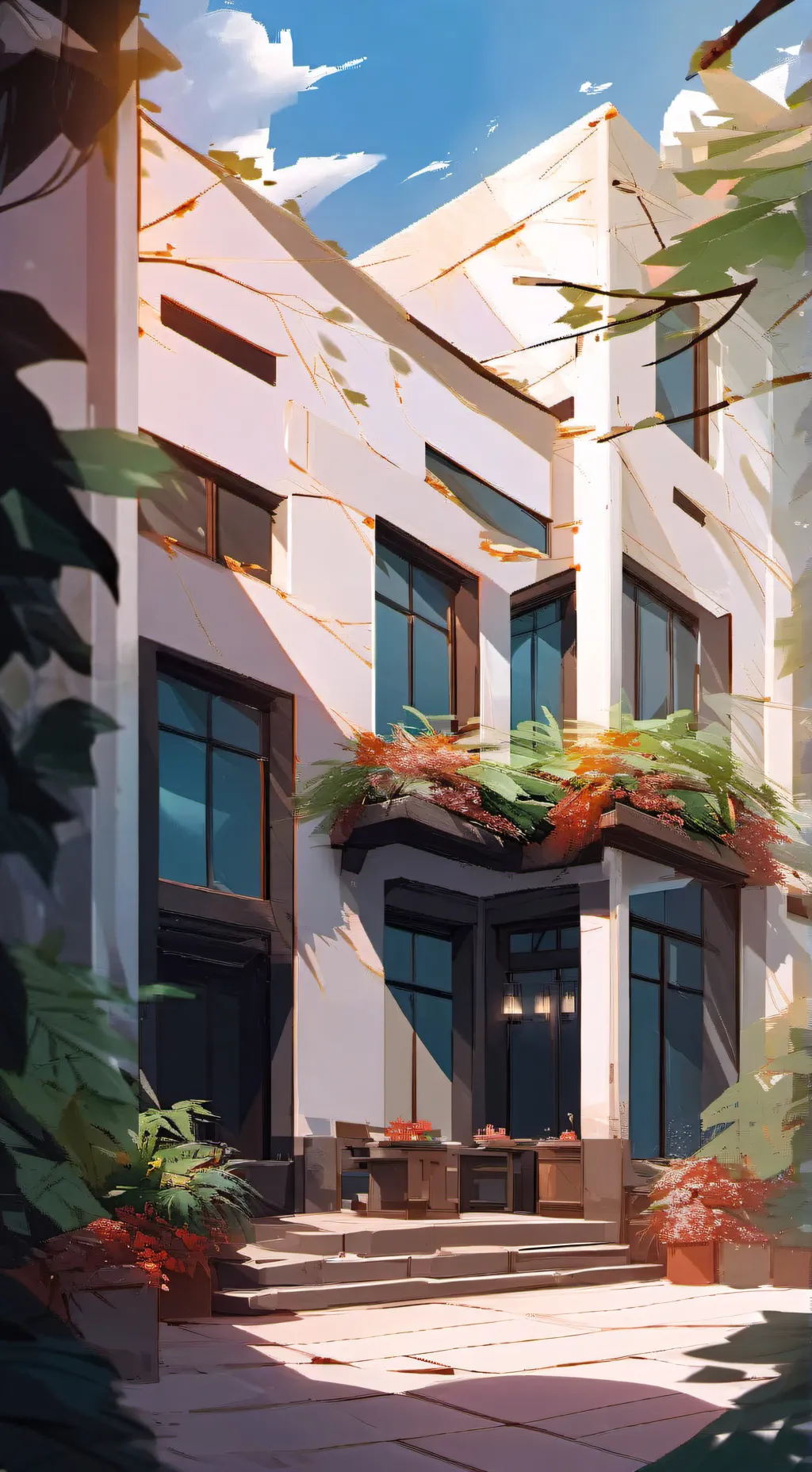 ai character: Adoption center background