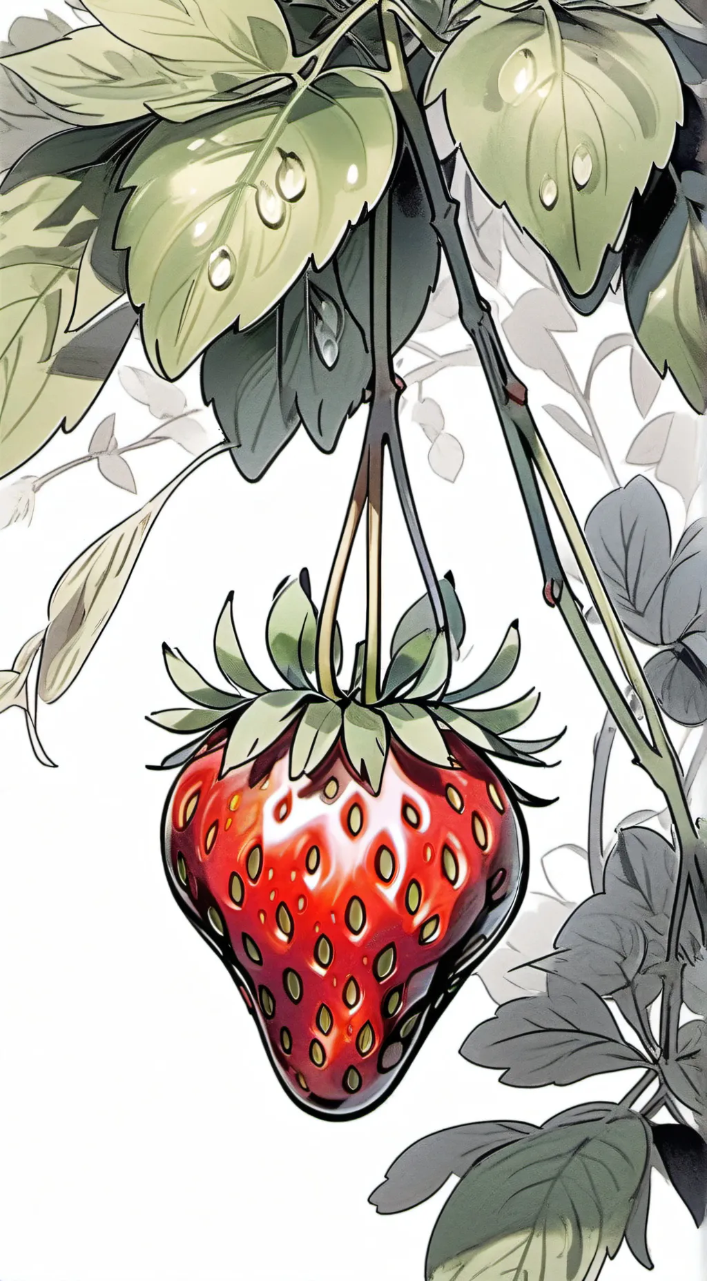 ai character: {🌱🍓Sprout🍓🌱} background