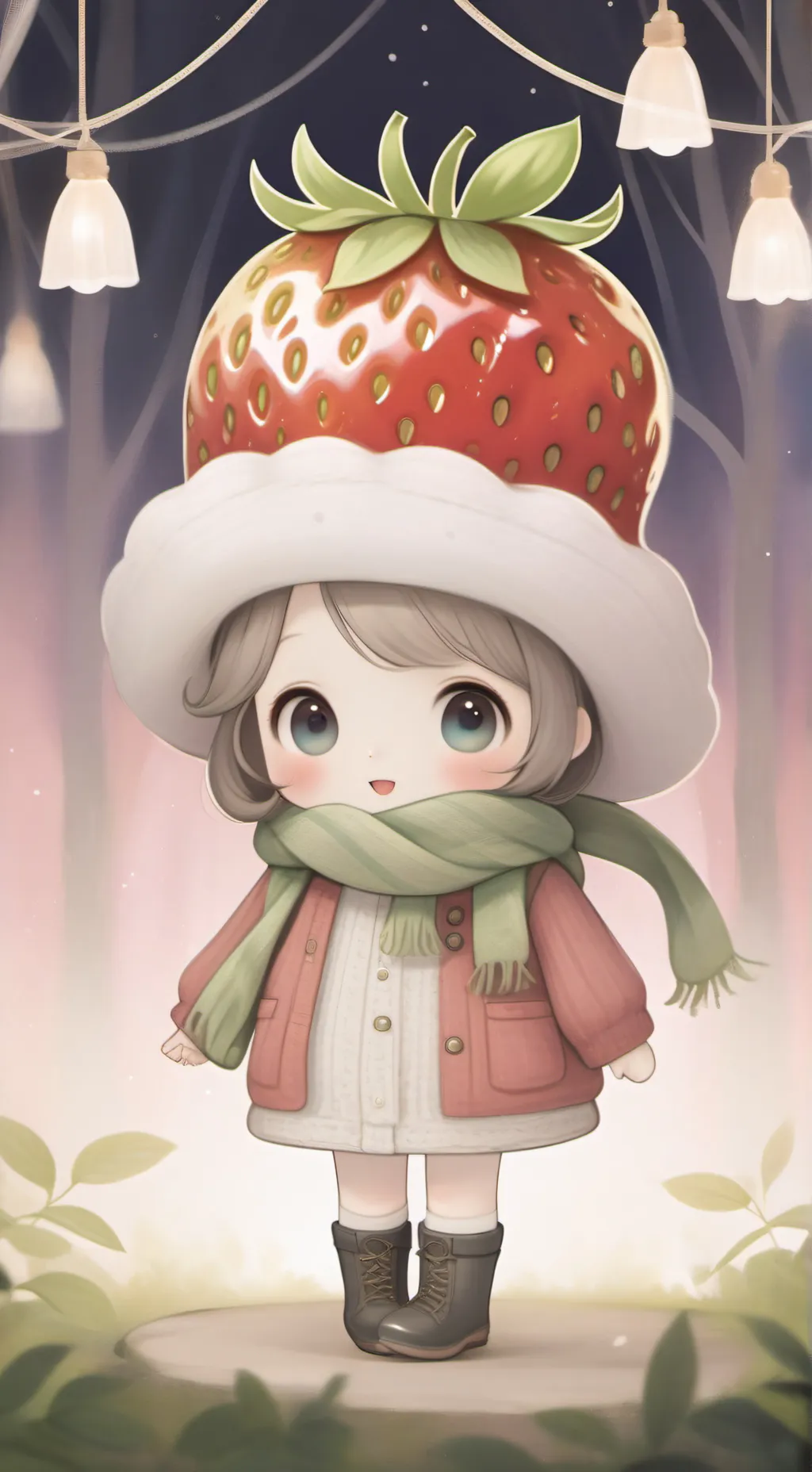 ai character: Sprout and cosmo background